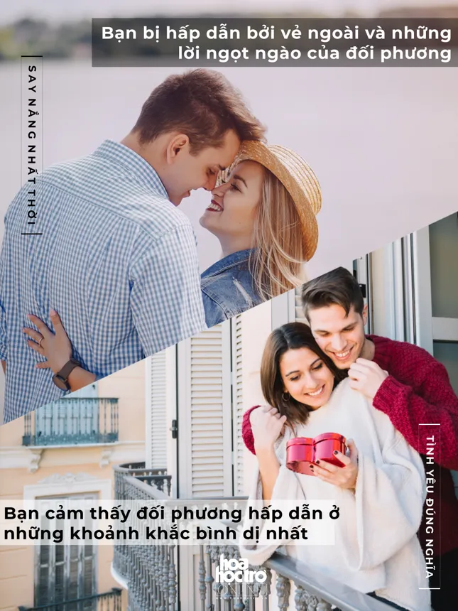 Những điểm khác biệt giữa "say nắng nhất thời" và "tình yêu đúng nghĩa" ảnh 1