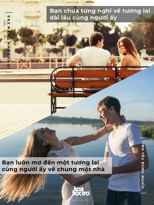 Những điểm khác biệt giữa "say nắng nhất thời" và "tình yêu đúng nghĩa" ảnh 4